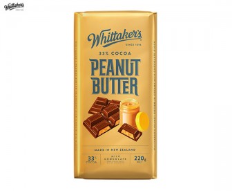 Whittaker‘s 惠特克 花生酱夹心巧克力 200克(33%可可) Whittaker‘s 惠特克 花生酱夹心巧克力 200克(33%可可)